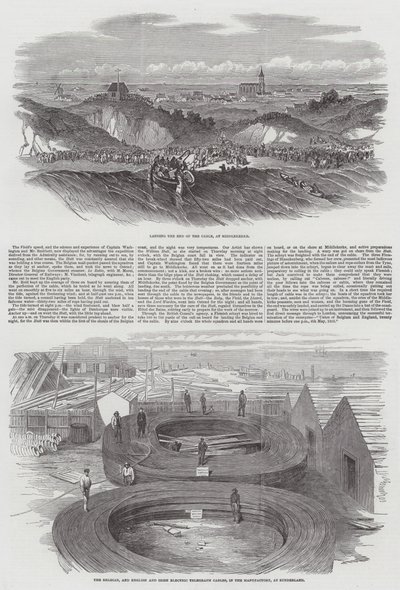 Le câble télégraphique électrique sous-marin d